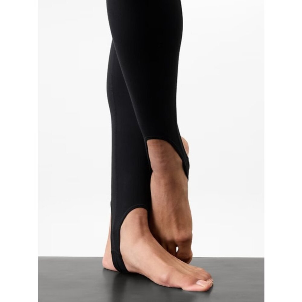 New Athleta S Transcend High Rise Stirrup Leggings Black Small Regular